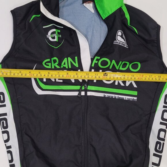Giordana Grand Fondo NY Black/Green XS Cycling Vest ARMPIT TO ARMPIT 20" - Picture 5 of 8